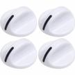 ultra durable 131965300 dryer timer knob replacement part by bluestars - exact fit for frigidaire electrolux dryers - replaces 131666601 131666604 131666606 - pack of 4 logo