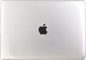img 2 attached to UESWILL Crystal Glossy Hard Shell Case, совместимый с MacBook Pro 13 дюймов 2016-2022 (A2338 A2289 A2251 A2159 A1989 A1706/08) + прозрачная крышка клавиатуры - прозрачная