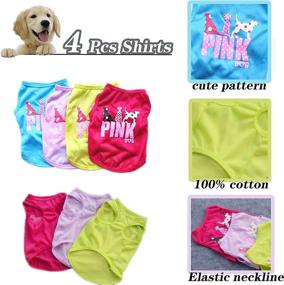 img 3 attached to TENGZHI Breathable Sleeveless T Shirt Clothes Dogs - Apparel & Accessories