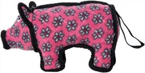 img 2 attached to TUFFY - World'S Tuffest Soft Dog Toy - Barnyard Pig- Multiple Layers. Made Durable, Strong & Tough. Interactive Play (Tug, Toss & Fetch). Machine Washable & Floats. (Junior)