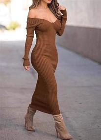 img 1 attached to Cinyifaan Womens Turtleneck Sweater Bodycon Women's Clothing at Dresses