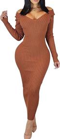 img 4 attached to Cinyifaan Womens Turtleneck Sweater Bodycon Women's Clothing at Dresses