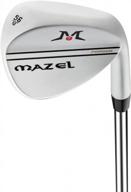 mazel premium golf sand wedge, gap wedge & lob wedge for men & women - easy flop shot, escape bunkers and quickly cut strokes around the green - high loft golf club wedge logo
