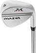 mazel premium golf sand wedge, gap wedge & lob wedge for men & women - easy flop shot, escape bunkers and quickly cut strokes around the green - high loft golf club wedge logo