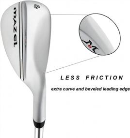 img 3 attached to MAZEL Premium Golf Sand Wedge, Gap Wedge & Lob Wedge For Men & Women - Easy Flop Shot, Escape Bunkers And Quickly Cut Strokes Around The Green - High Loft Golf Club Wedge