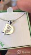 img 1 attached to Enchanting Disney Tinkerbell Initial Pendant Necklace: Magical Girls' Jewelry review by Maria Duncan