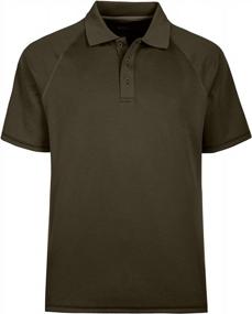 img 4 attached to Men'S Short Sleeve Moisture Wicking Performance Golf Polo Shirt, Side Blocked, Tall Sizes: M-7XL