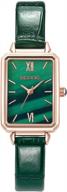 elegant slim leather dress watch for women - avaner analog quartz square wrist watch for girls and ladies logo