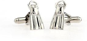 img 2 attached to MRCUFF Scuba Cufflinks Presentation Polishing Men's Accessories best - Cuff Links, Shirt Studs & Tie Clips