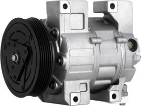 img 4 attached to 🔄 AC Compressor Replacement for Nissan 2.5L Altima 2007-2012 & Sentra 2007-2009, Compatible with Happybuy CO 10886C A/C Clutch