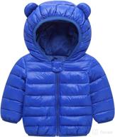 🧥 winter coats with hoods for baby boys and girls - lightweight puffer down jacket outwear logo