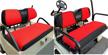 10l0l golf cart front and rear seat cover set for club car ds precedent &amp interior accessories logo