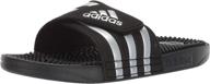 adidas womens adissage white black women's shoes - athletic logo