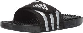 img 4 attached to Женские кроссовки Adidas Adissage White Black - Атлетическая обувь для женщин