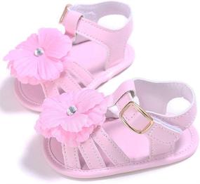 img 3 attached to Five Pointed Sandals Bottom Toddler Months Boys' Shoes : Sandals