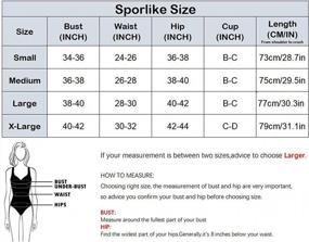 img 3 attached to Women'S V-Neck Ruffle One Piece Swimsuit: SPORLIKE Monokini With Padding