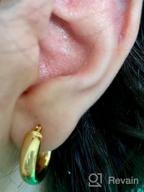 img 1 attached to Sterling Lightweight Hollow Earrings - Stylish Jewelry for Girls review by Andrea Turnon