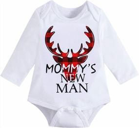 img 1 attached to Adorable Baby Boy Deer Outfit - Perfect For Mommy'S New Man & Daddy'S Hunting Buddy!