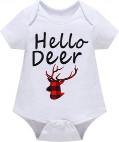img 2 attached to Adorable Baby Boy Deer Outfit - Perfect For Mommy'S New Man & Daddy'S Hunting Buddy!