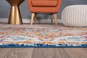 img 1 attached to Add A Bohemian Flair To Your Space With Rugshop'S Vintage Distressed Area Rug - 5' X 7' Multi