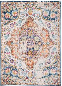 img 3 attached to Add A Bohemian Flair To Your Space With Rugshop'S Vintage Distressed Area Rug - 5' X 7' Multi