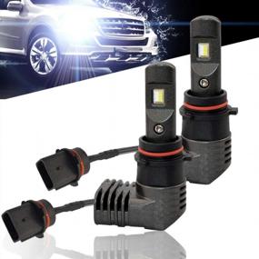 img 4 attached to 2Pcs P13W LED Headlight Bulb 3200LM 6500K White Mini Design 9-32V High/Low Beam All-In-One Conversion Kit For Car Headlights Fog Lights