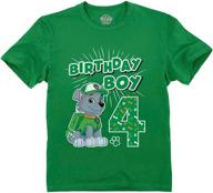 👮 patrol birthday toddler t-shirt for boys - official boys' clothing in tops, tees & shirts category logo