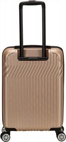 img 2 attached to Rockland Pista Hardside Spinner Wheel Luggage Set, Champagne, 3-Piece (20/24/28)