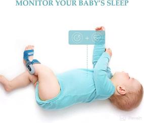 img 3 attached to Babytone S2 Baby Sleep Monitor with Heart Rate and Movement Tracking, Free APP, Bluetooth & Base Station with Display Screen, Wearable Foot Monitor for Baby Care, Suitable for Babies aged 0 to 3 Years Old