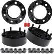 enhance your ride with richeer 2 inch hub centric wheel spacers for tacoma, 4runner, tundra, and more - 4pcs forged spacers with extended lug nuts and perfect fitment! logo