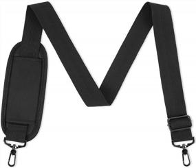 img 4 attached to Ytonet Universal Adjustable Laptop Shoulder Strap – Comfy Replacement Belt with Metal Hooks for Bags & Cameras