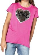 👚 fashion faith sequin girls' clothing tops, tees & blouses collection logo