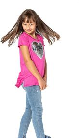 img 1 attached to 👚 FASHION FAITH Sequin Girls' Clothing Tops, Tees & Blouses Collection