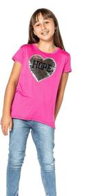 img 3 attached to 👚 FASHION FAITH Sequin Girls' Clothing Tops, Tees & Blouses Collection