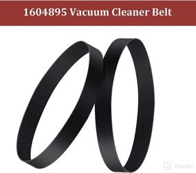 img 1 attached to 🔌 2-Pack 1604895 Vacuum Cleaner Belts + 2-Pack 1604896 Filter Replacements Compatible with Bissell PowerForce Compact Models 2690, 1520, 2112