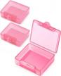 barhon pink pocket pill case 3 pack - daily single mini pill box organizer for vitamins, fish oil & supplements - portable for purse and travel - optimized for search engines logo