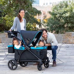 img 1 attached to Ultra Black Baby Trend Expedition Wagon Stroller 2-In-1 PLUS: Optimized For Top Search Engine Results
