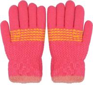 winter gloves boys girls thermal girls' accessories ~ cold weather logo