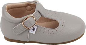 img 2 attached to Toddler Little Girls Oxford Leather Girls' Shoes ~ Flats