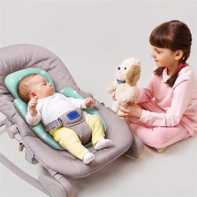 img 3 attached to 👶 4moms MamaRoo and RockaRoo Swing Infant Insert - Cool Mesh, Soft and Breathable Support with Head and Body Comfort