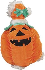 img 3 attached to 🎃 Zack & Zoey Pumpkin Pooch Costume in Medium: Get Your Furry Friend Halloween Ready!