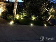 img 1 attached to ZUCKEO Low Voltage Landscape LED Well Lights - 3W, Waterproof, 12V-24V, In-Ground Lights for Outdoor Garden, Driveway, Deck, Step - 8 Pack Warm White review by Clint Fick