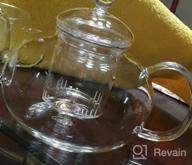 img 1 attached to Stovetop-Safe Glass Teapot With Removable Infuser For Blooming & Loose-Leaf Tea - 33.8Oz Capacity review by Keith Wachtel