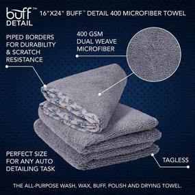 img 3 attached to Detail Microfiber Tagless All Purpose Detailing Car Care via Tools & Equipment