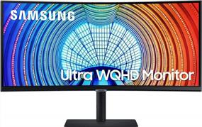 img 4 attached to 💻 SAMSUNG TUV Certified Curved Monitor LS34A650UXNXGO with Intelligent Features: 100Hz, Flicker-Free, High Dynamic Range, and Samsung S65U Technology