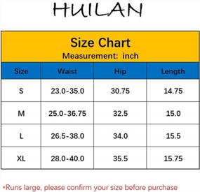 img 1 attached to Stylish And Comfortable: HUILAN Women'S Checkerboard Print Yoga Shorts For Fitness Enthusiasts