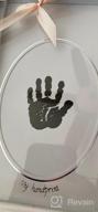img 1 attached to Newborn Baby Handprint And Footprint Keepsake Kit With Photo Frame - White Baby Nursery Memory Art Kit For Boys And Girls - Ideal Baby Shower Picture Frame And Registry Gift review by Marc Alvarez