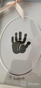 img 7 attached to Newborn Baby Handprint And Footprint Keepsake Kit With Photo Frame - White Baby Nursery Memory Art Kit For Boys And Girls - Ideal Baby Shower Picture Frame And Registry Gift