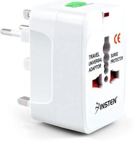 img 2 attached to Insten Universal Worldwide Travel Adapter For 150+ Countries, International Power Charger, European Adapter, Wall Charger Power Plug For USA EU UK AUS Compatible W/ IPhone, IPad, Samsung Galaxy & More