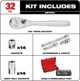 img 3 attached to DRIVE 32PC RATCHET SOCKET SET